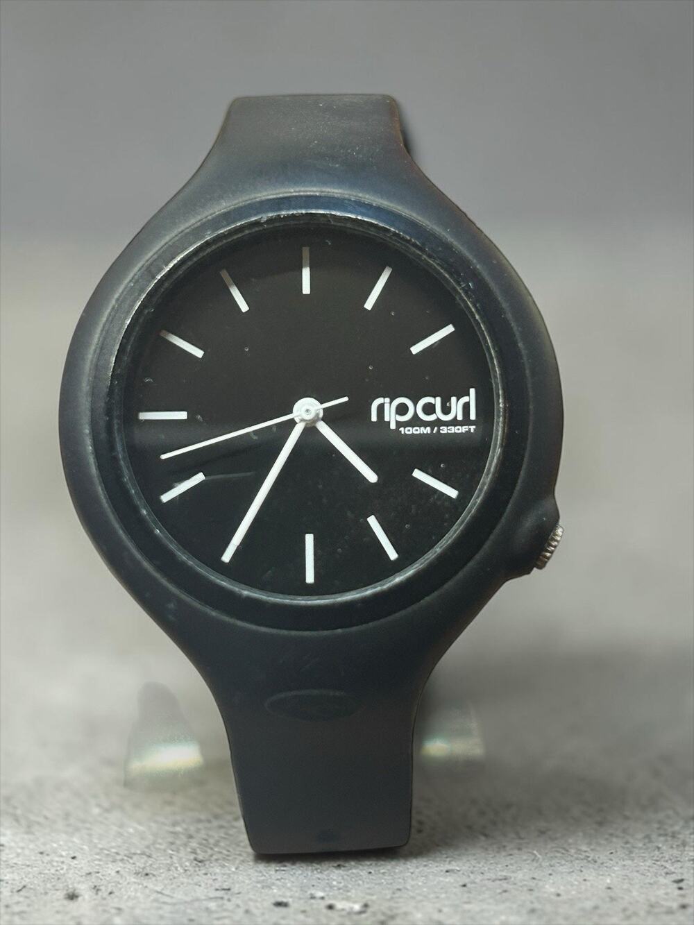 Ripcurl Rip Curl Aurora A2696G Surf Black Silicone Quartz Analog 36mm Watch 7"